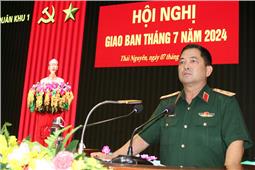 Quân khu triển khai nhiệm vụ trọng tâm tháng 8 năm 2024